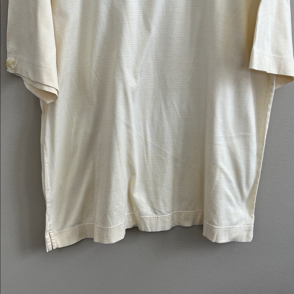 Cutter and Buck pale yellow short sleeve polo shirt size medium - Picture 11 of 15